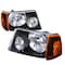 Spec-D Tuning 01-11 Ford Ranger Black Euro Headlight With Corner 2LCLH-RAN01JM-RS - alternate 1
